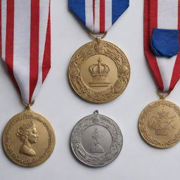 Designs of innovative, fictional medals carrying a sense of prestige and honour, perfect for character inspiration