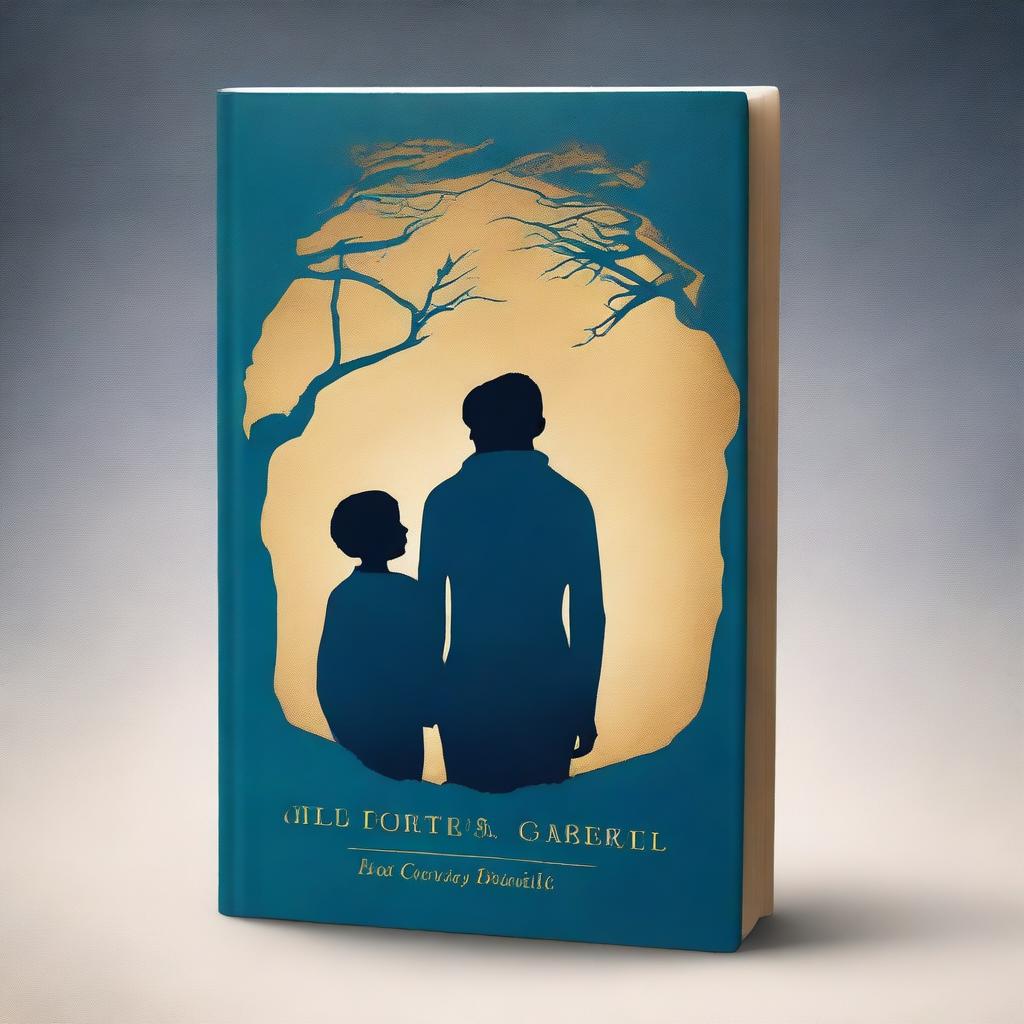 An evocative book cover design capturing the essence of Lucas and Gabriel's story