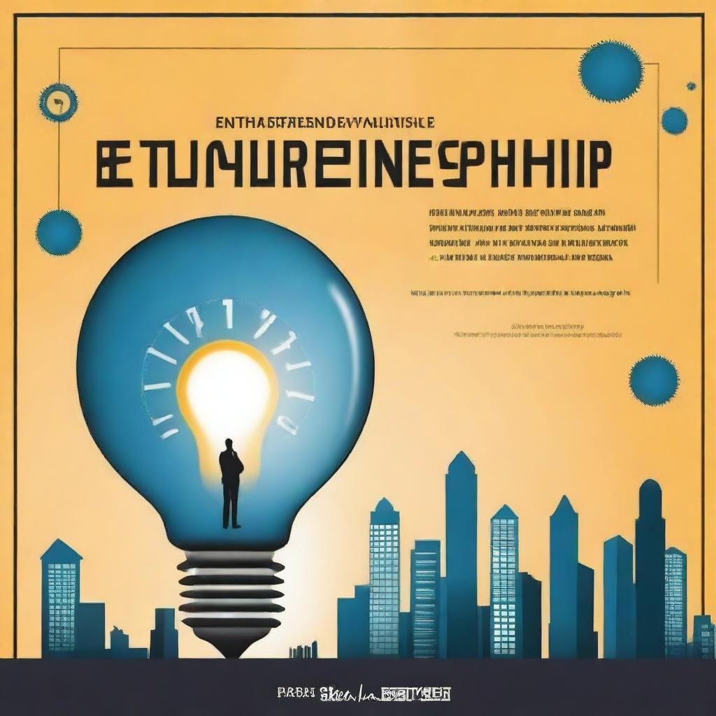 Create a cover design for an eBook on Entrepreneurship