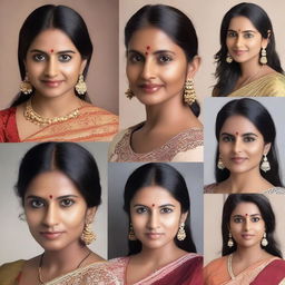 Create a realistic, high-quality photo of an Indian woman