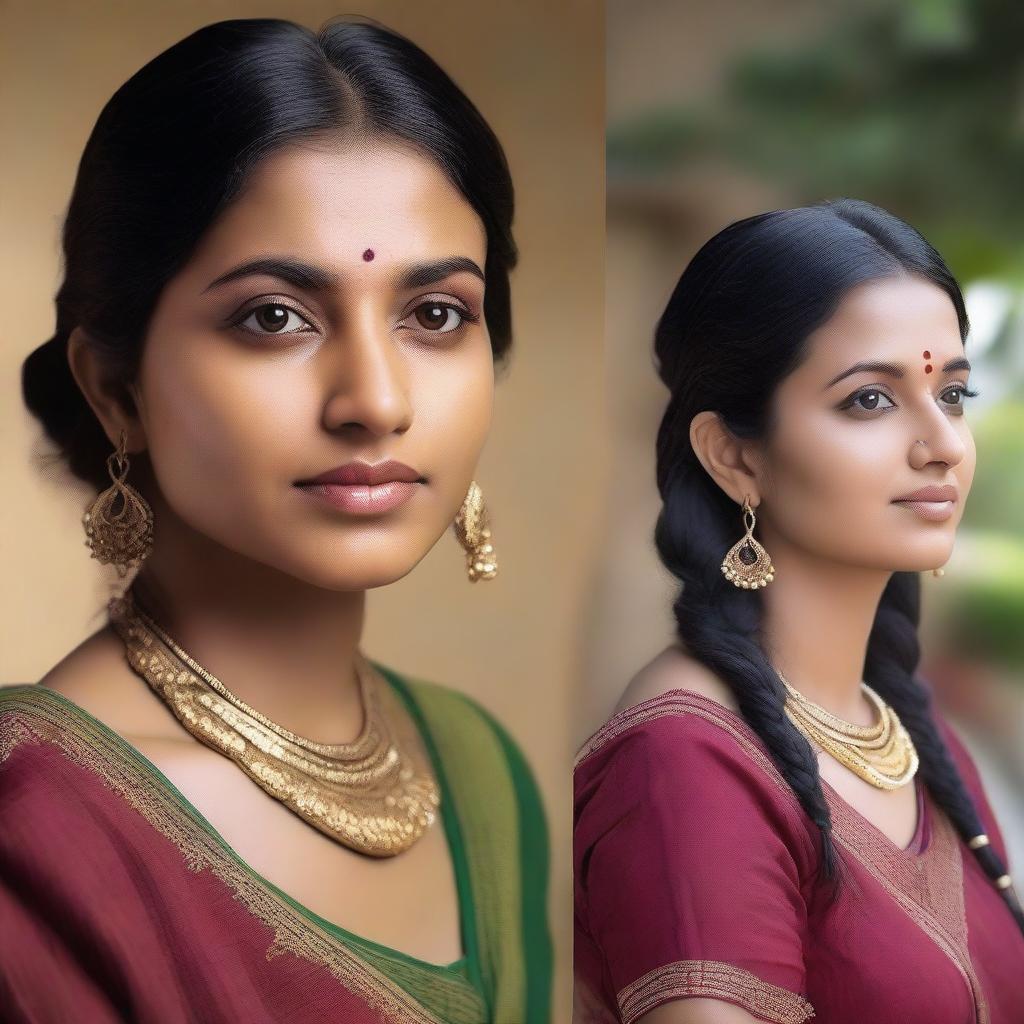 Create a realistic, high-quality photo of an Indian woman