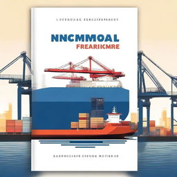 A professional book cover design for a book titled 'Port Intermodal Freight'