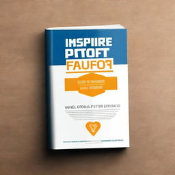 Create a professional book cover titled 'Inspire & Profit Formula' with a sub-title 'Done-For-You Digital Product Blueprint'