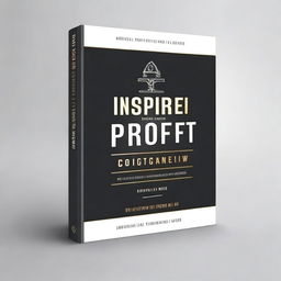 Create a professional book cover titled 'Inspire & Profit Formula' with a sub-title 'Done-For-You Digital Product Blueprint'