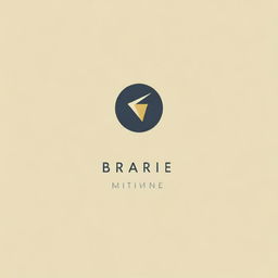 Create a sleek and modern brand logo with a minimalist design