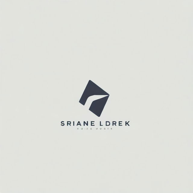 Create a sleek and modern brand logo with a minimalist design