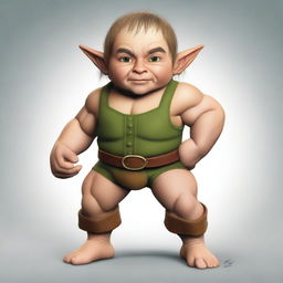 Blancwin Brightrabbit is a 193-year-old halfling with a well-muscled build