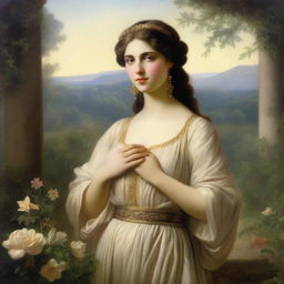 A romantic era painting depicting Delilah from the Bible