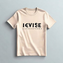 A simple t-shirt design with text