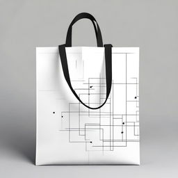 A simple and elegant design for a tote bag