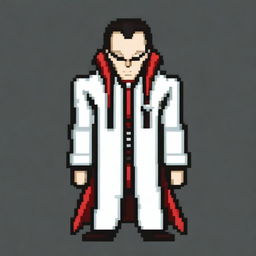 Create a 128x128 pixel art villain inspired by General Doctor Crazy