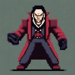 Create a 128x128 pixel art villain inspired by General Doctor Crazy