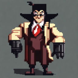 Create a 256x256 pixel villain inspired by General Doctor Crazy