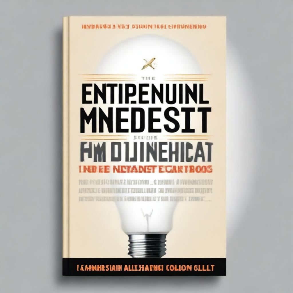 Create an ebook cover for a book titled 'The Entrepreneurial Mindset, Building the Pathway to Success'