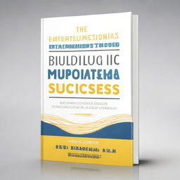 Create an ebook cover for a book titled 'The Entrepreneurial Mindset, Building the Pathway to Success'