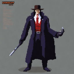 Create a 128x128 pixel villain inspired by General Doctor Crazy