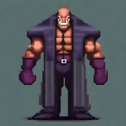 Create a 128x128 pixel boss villain inspired by General Doctor Crazy