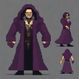 Create a 128x128 pixel boss villain inspired by General Doctor Crazy