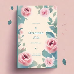 Create a book cover for a poetry collection titled 'Mirando la Vida'