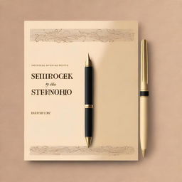 Create a cover for a collection of poems titled 'Stepnogorsk by the pen of poets'