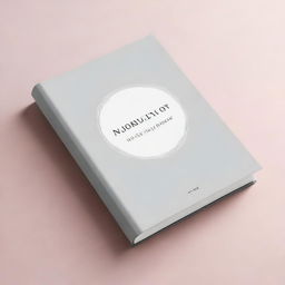 A monochromatic book cover with an elegant and delicate design