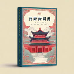 A book cover featuring traditional Chinese architecture