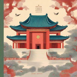 A book cover featuring traditional Chinese architecture