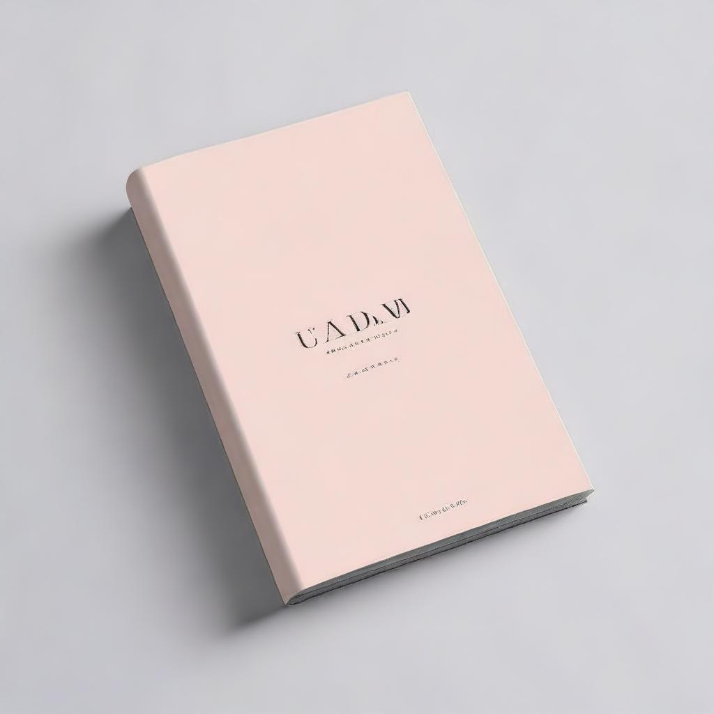 A book cover with a simple, elegant design featuring a single, muted color