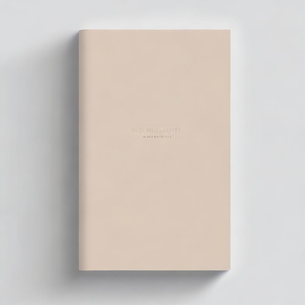 A book cover with a simple, elegant design featuring a single, muted color