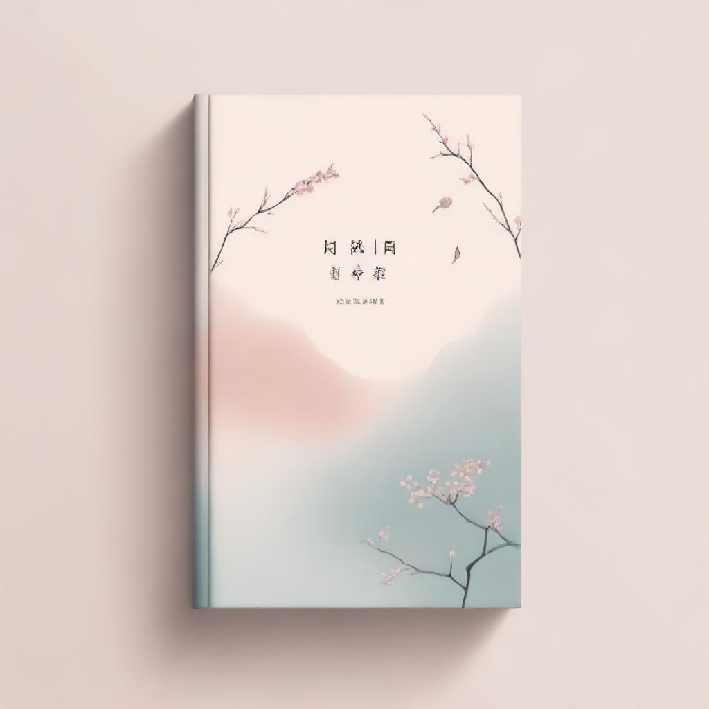 A book cover for 'Jin Ping Mei' with an elegant and delicate design featuring three soft, muted colors