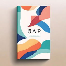 A book cover design featuring three distinct colors and a layered aesthetic with slanted rectangular frames