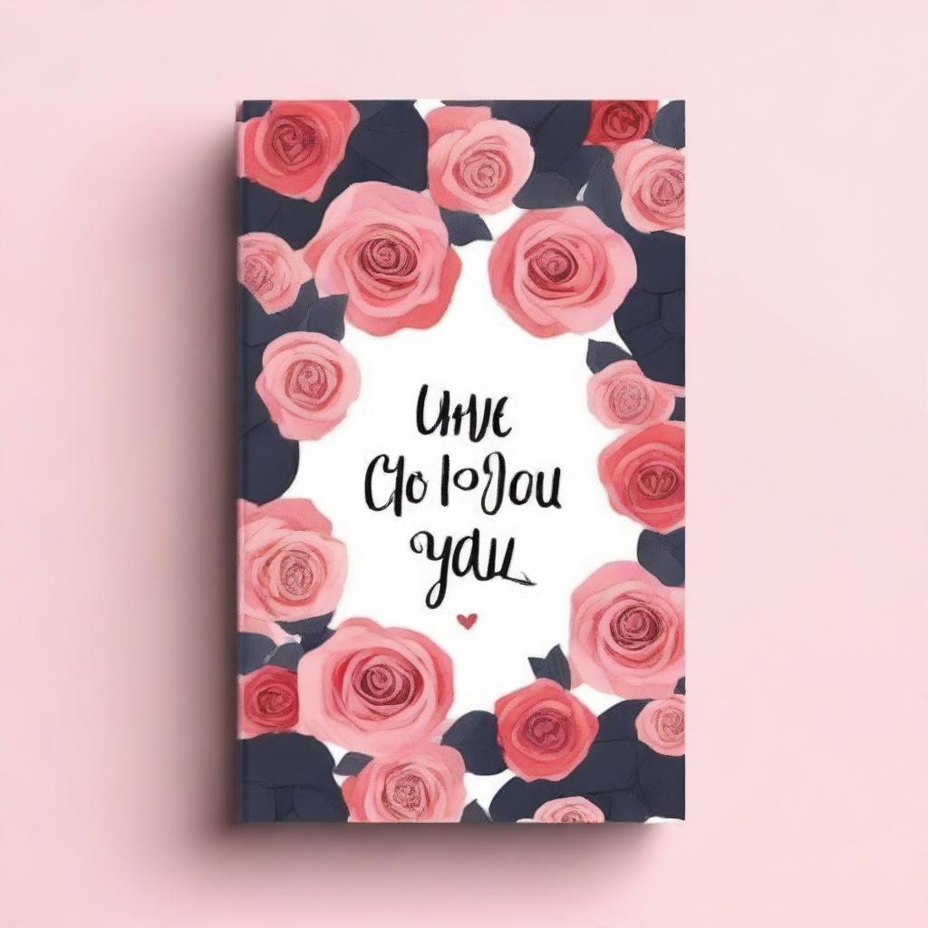 Create a book cover with the title 'Hate you, Love you' prominently displayed