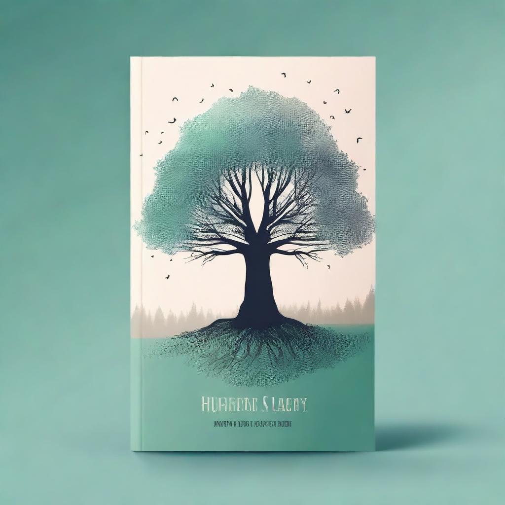 Create a minimalist fantasy book cover