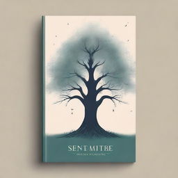 Create a minimalist fantasy book cover