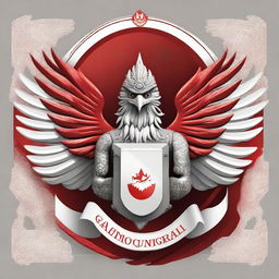 Create an image of the Garuda Pancasila, the national emblem of Indonesia, symbolizing the independence of the Republic of Indonesia