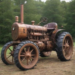 What a tractor looks like in steampunk