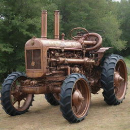 What a tractor looks like in steampunk