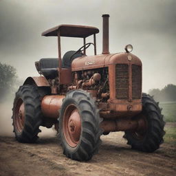 What a tractor looks like in dieselpunk