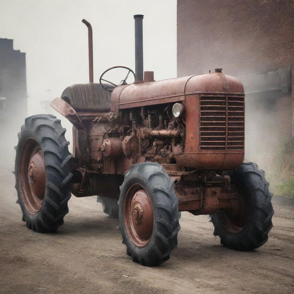 What a tractor looks like in dieselpunk