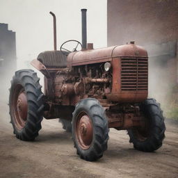 What a tractor looks like in dieselpunk