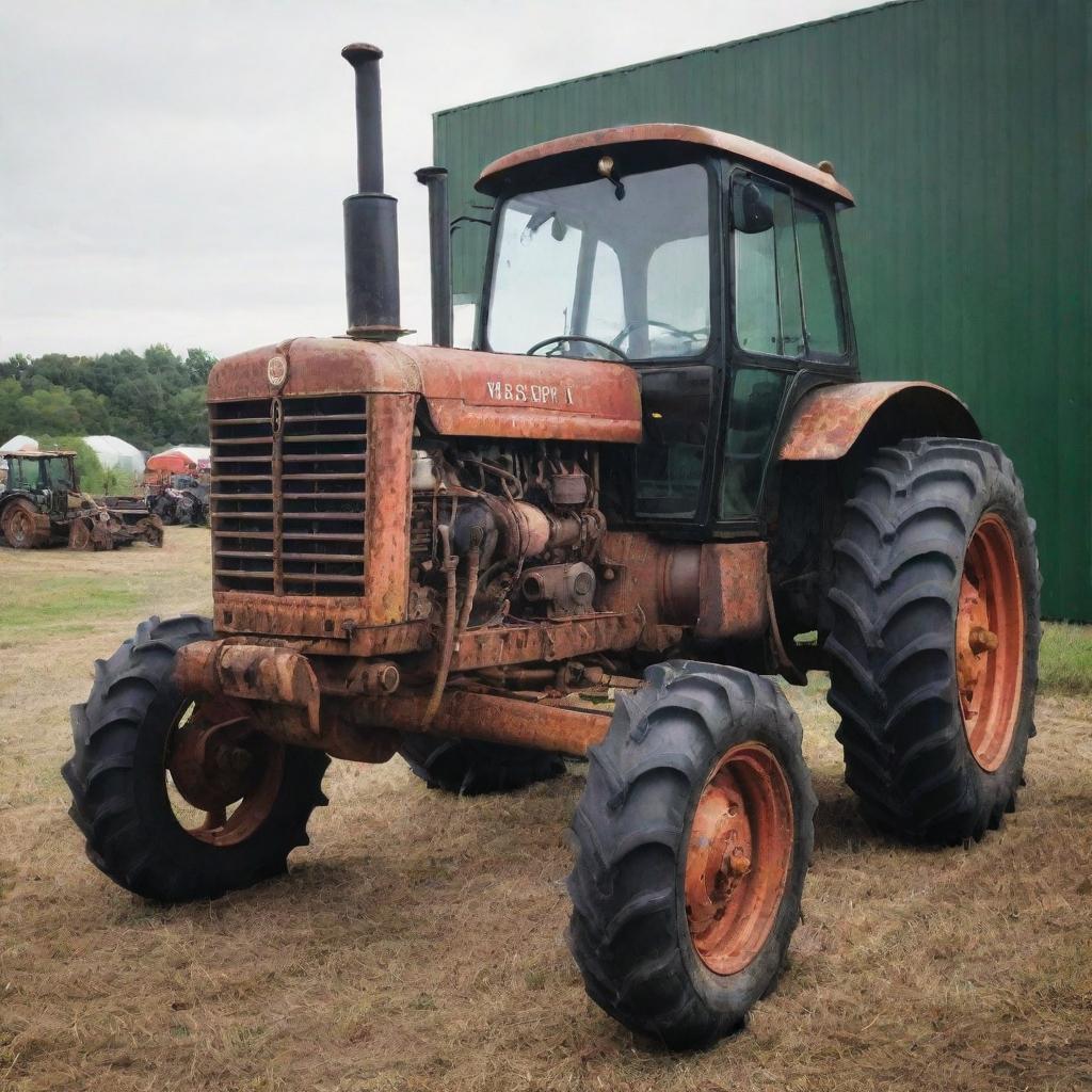 What a tractor looks like in gaspunk