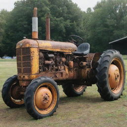 What a tractor looks like in gaspunk