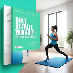 Design a cover A4 size page for an ebook titled: 'Ultimate Home Workout: Only 10 Simple Easy Exercises Per Day' by Dr