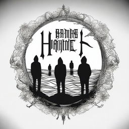 Create an image that visually represents the song 'Which Bring Me the Horizon Song' by the band Bring Me the Horizon