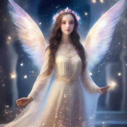 A divine girl, dressed in ethereal and celestial attire, is on a quest to find a romantic partner