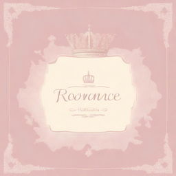 Design a romance book cover featuring a crown as the central element