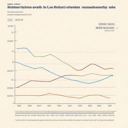 A detailed graph illustrating the Human Development Index (HDI) of India over the years