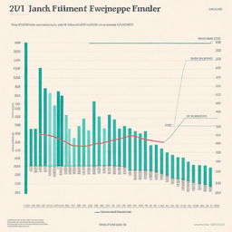 A detailed graph illustrating the Human Development Index (HDI) of India over the years