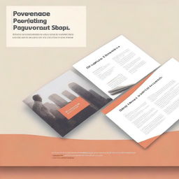 Create a professional and visually appealing cover page for a PowerPoint presentation