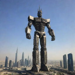 Transformer combined with Burj Khalifa 